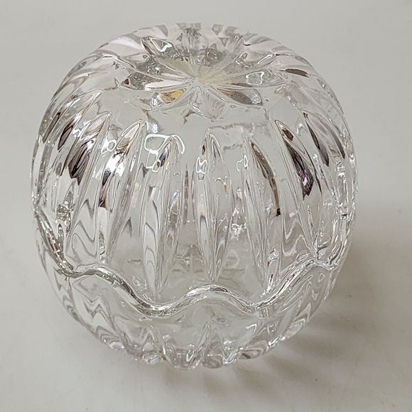 Vintage Led Crystal Trinket Treasure‎ Box Candle Holder Egg Shape - Picture 9 of 16